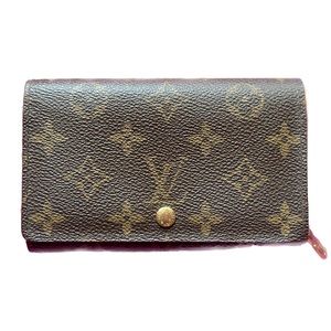 CA0010 LOUIS VUITTON TRESOR MONOGRAM WALLET